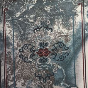 گبه ماشینی گل برجسته طرح آبرنگ